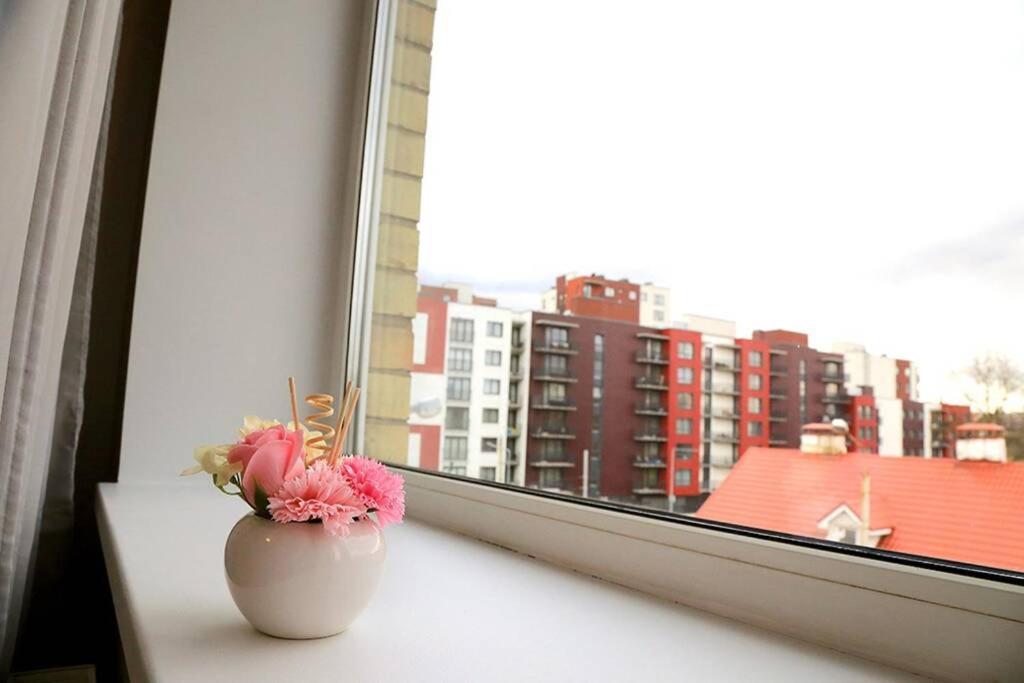 Bright Apartment,For 1-4,Near Old Town Vilnius Luaran gambar